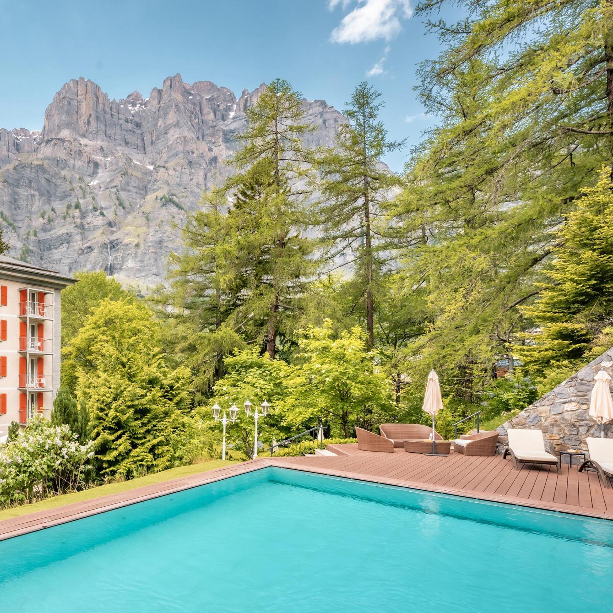 Residence Les Sources Des Alpes Leukerbad Exterior photo